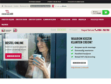 Tablet Screenshot of creon-kozijnen.nl